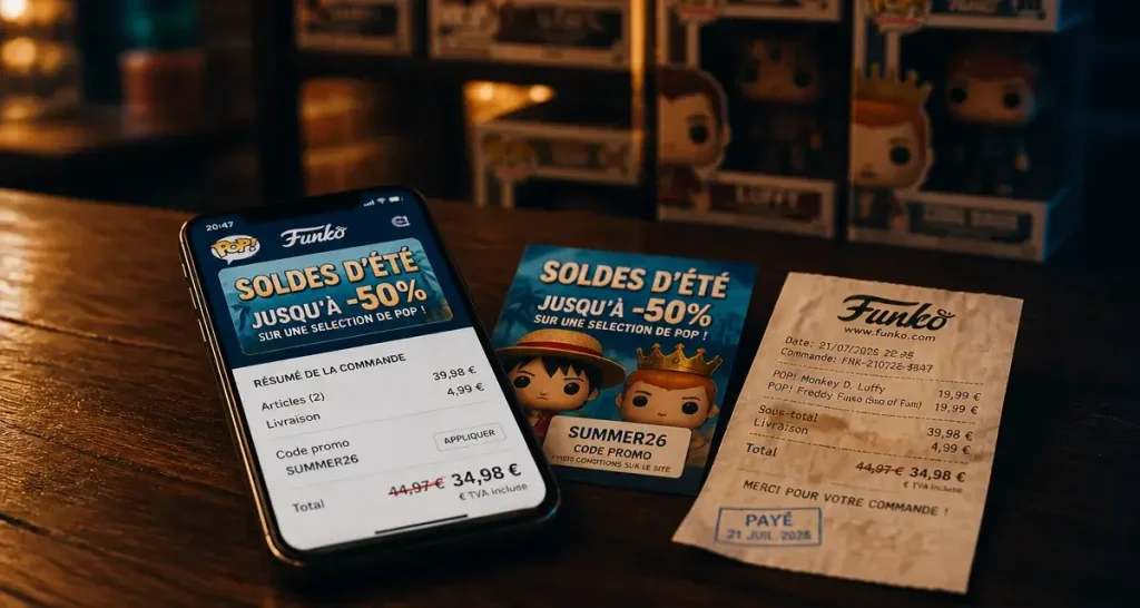 Soldes funko pop avec code SUMMER26 et 20%