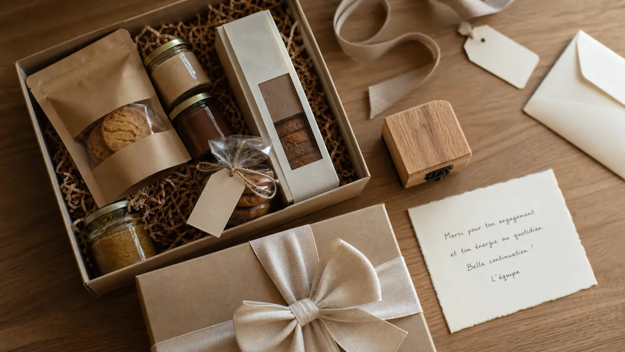Coffret cadeau CSE : budget, logo, livraison