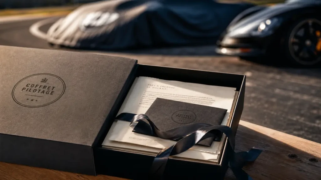 Coffret cadeau pilotage : choisir voiture, circuit et nombre de tours