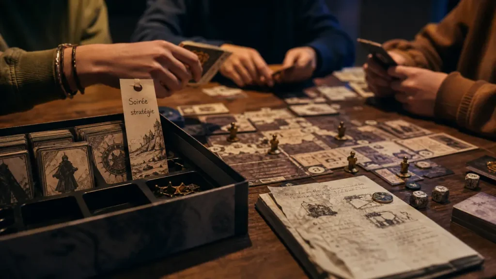 Jeux de société ado pour une soirée stratégie sur table