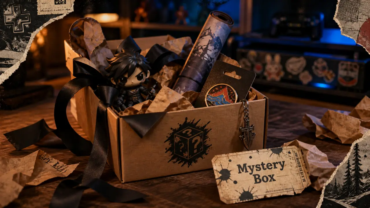 Mystery box gaming : boîte surprise et accessoires gaming