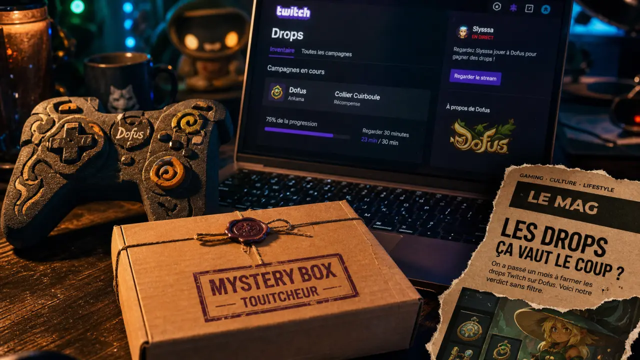 Mystery box touitcheur Dofus sur Twitch Drops