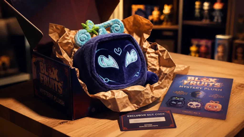 Peluche blox fruit mystery box : déballage, modèles, code DLC
