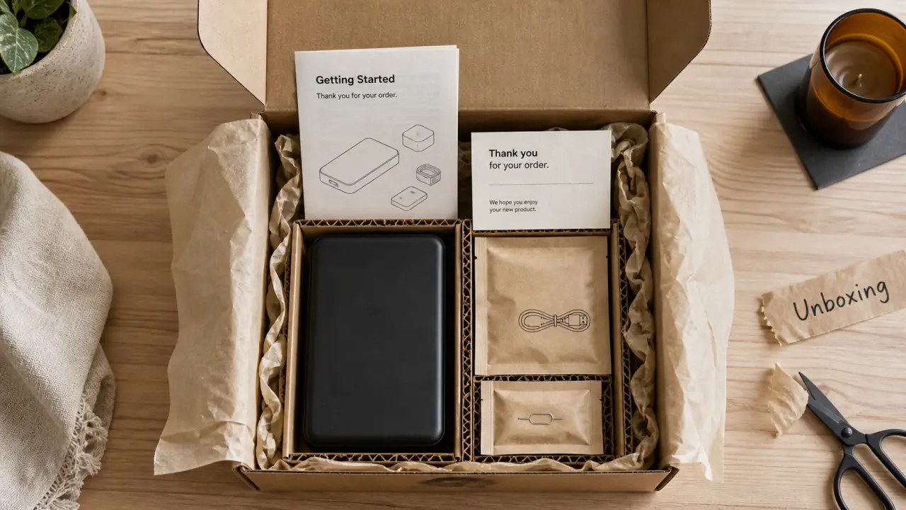 Unboxing def : boîte e-commerce ouverte, packaging rassurant avant achat